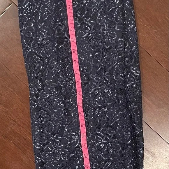 J CREW Navy Blue Floral Lace Pants NWT 4 - Picture 5 of 9